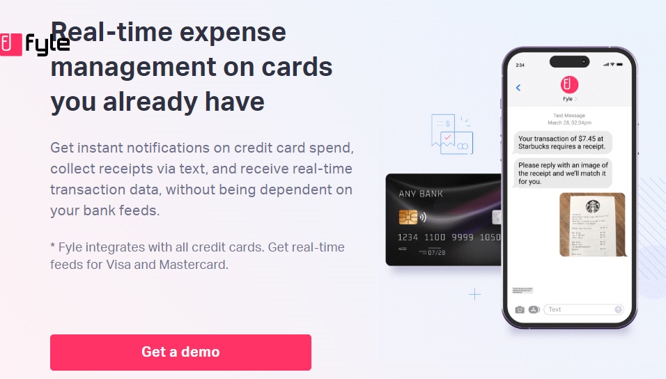 <그림18> My expense management AI Assistant, Fyle, 이미지 출처 : Fyle 홈페이지