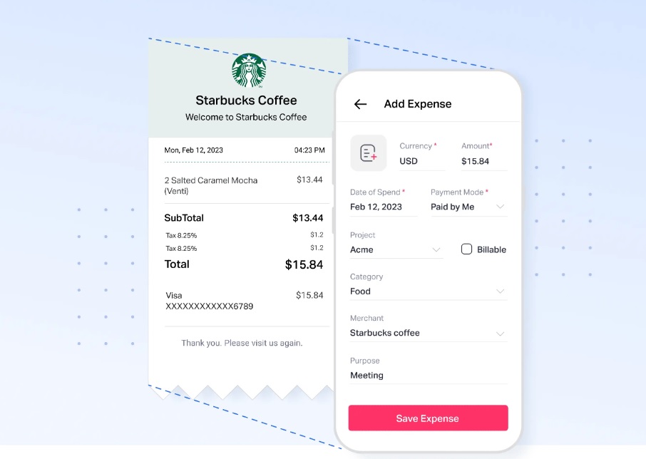 <그림19>My expense management AI Assistant, Fyle, 이미지 출처 : Fyle 홈페이지