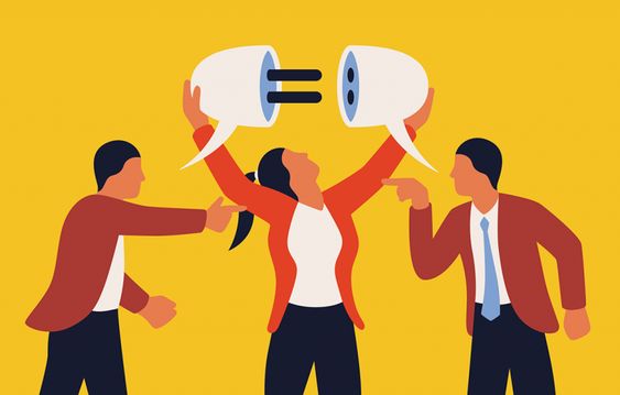 <그림-2> 커뮤니케이터 일러스트 이미지, 이미지 출처 : 핀터레스트