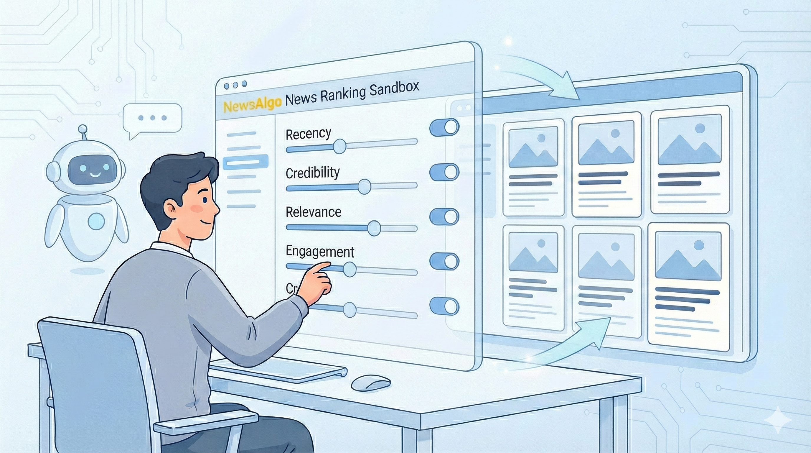 포털 뉴스 배열 원리를 알아보자. 뉴스알고!