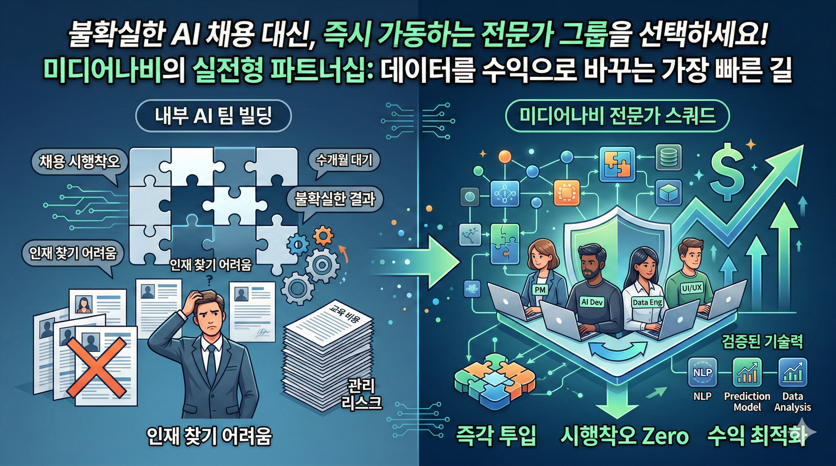 썸네일 이미지_불확실한 AI 채용 대신, 즉시 가동하는 전문가 그룹을 선택하세요.