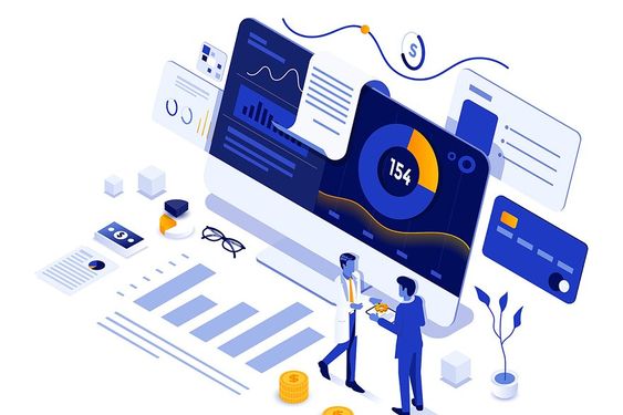 시스템 아키텍처 설계 및 컨설팅 일러스트레이션